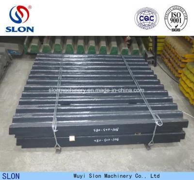 High Quality Pegson 1100X800 Jaw Crusher Spare Parts Fixed/Swing/Moving Jaw Plate