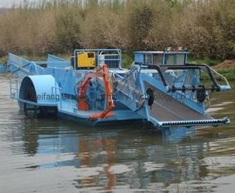 Hydraulic Diesel Engine Powered Full Automatic Aquatic Weed Harvester
