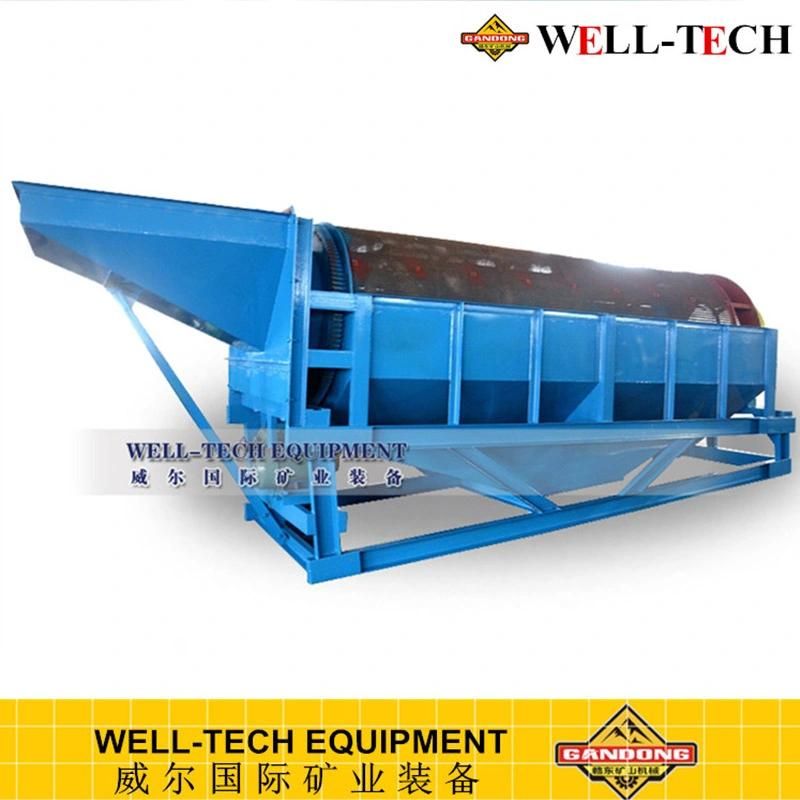 100tph Alluvial Gold Plant Trommel Washing Plant in Guinea