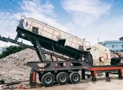 China Made 180-350tph Fh-1480fj Mobile Wheel Type Impact Crusher/Crushing ...