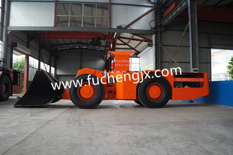 Diesel Underground Mining front discharge Wheel Loader with big capacity