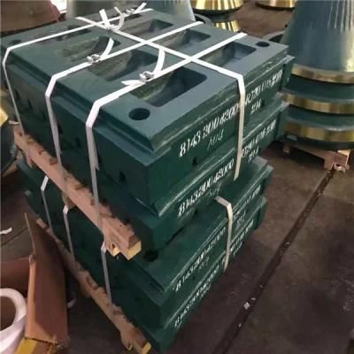 High Manganese Steel Nordberg Jaw Crusher Wear Spare Parts C110 Fixed Jaw Plate