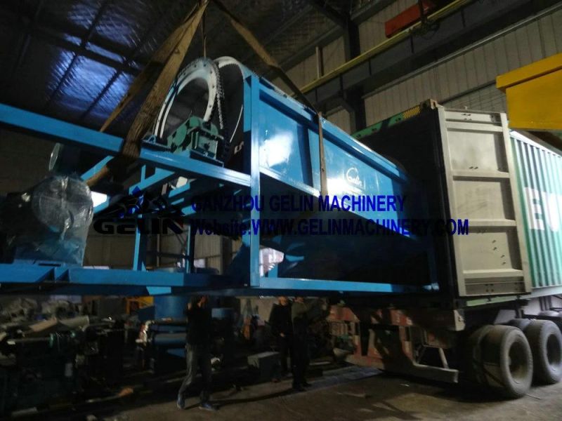 Energy Saving Alluvial Tin Ore Washing Machine Trommel Screen