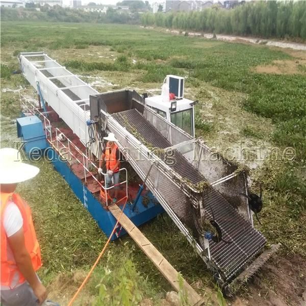 River Cleaning Machinery Garbage Salvage Boat Weed Harvester