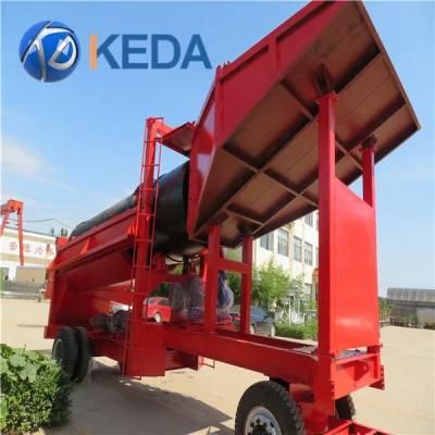 on Hand Intelligent Large Size Moveable Gold Washing Machine/ Gold Trommel for Sale Gold ...