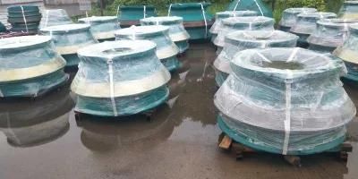 Manganese Mantle Bowl Liners Concave for HP4 HP5 Stone Crusher Wear Spares Parts