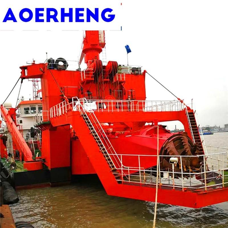 Diesel Engine Hydraulic Cutter Suction Dredging Ship with Sounder Depth