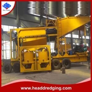 400 Tph Trommel Plant with Centrifugal Concentrator for Gold Pit