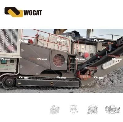 High Efficiency Mobile Stone Rock Impact Crusher (SL35L)
