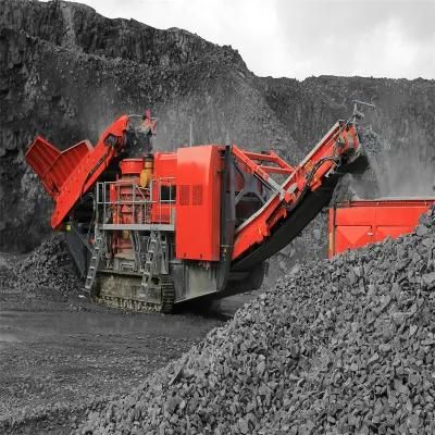 China New Design Wheel Mobile Crushing Station, Mobile Impact Stone Crusher with Vibrating ...