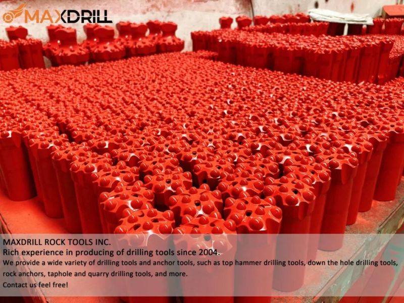 Maxdrill Small Hole Drilling Bits 12 Degree for Quarrying