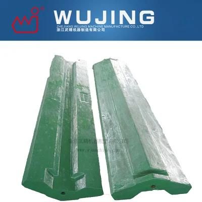 High Chromium/ High Manganese Steel Hammer Bar for Impact Crusher