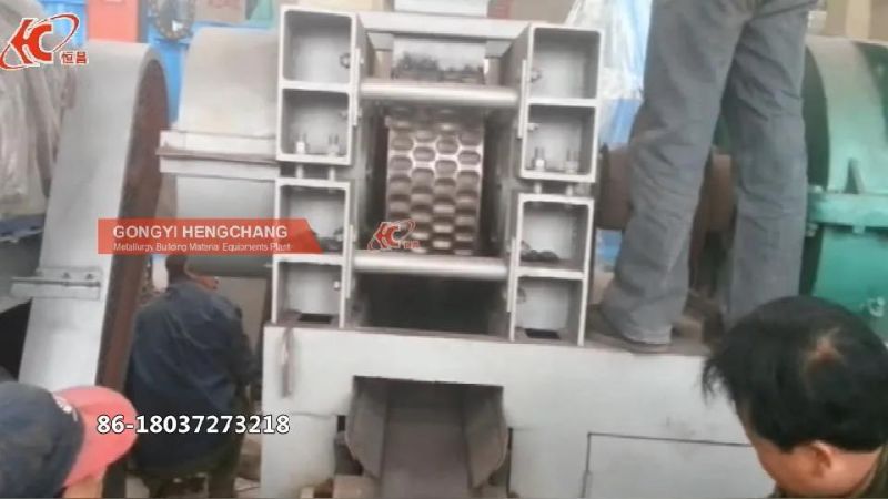 20-70mm Hydraulic Laterite-Nickel Ore Gypsum Press Briquette Machine in Indonesia