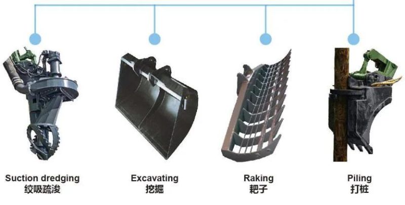 Amphibious Multifunction Dredger with Crawler
