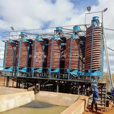 Mineral Processing Beneficiation Equipment Gold Mining Plant Gravity Spiral Chute ...