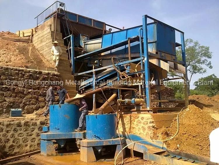 Small Centrifugal Alluvial Gold Mining Equipment with Low Investment