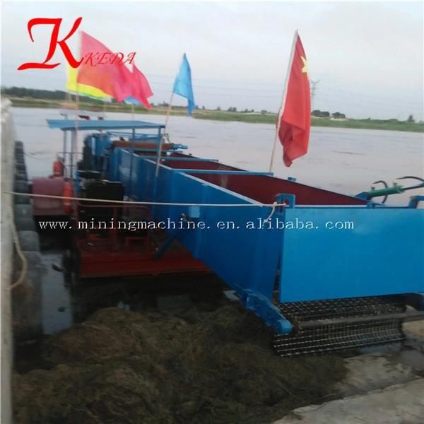 Keda Water Weed Cutting Machine/ Aquatic Plants Harvesting Machinery for Sale