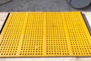 Fine Wet High Frequency Screening Polyurethane Finedraw Screen Meah