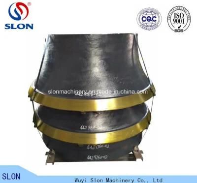 Manganese Casting Sandvik S6800 Cone Crusher Parts Bowl Liner Mantle and Concave