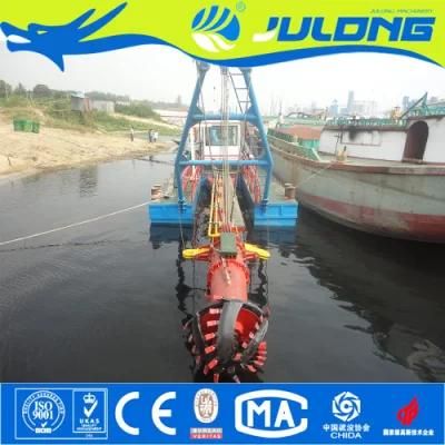 Julong Mining Machinery Mud Cleaning River Cutter Suction Dredger Made in China