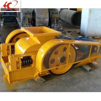 2-5mm Double Tooth Smooth Roller Crusher Graphite Gypsum Limestone Crusher