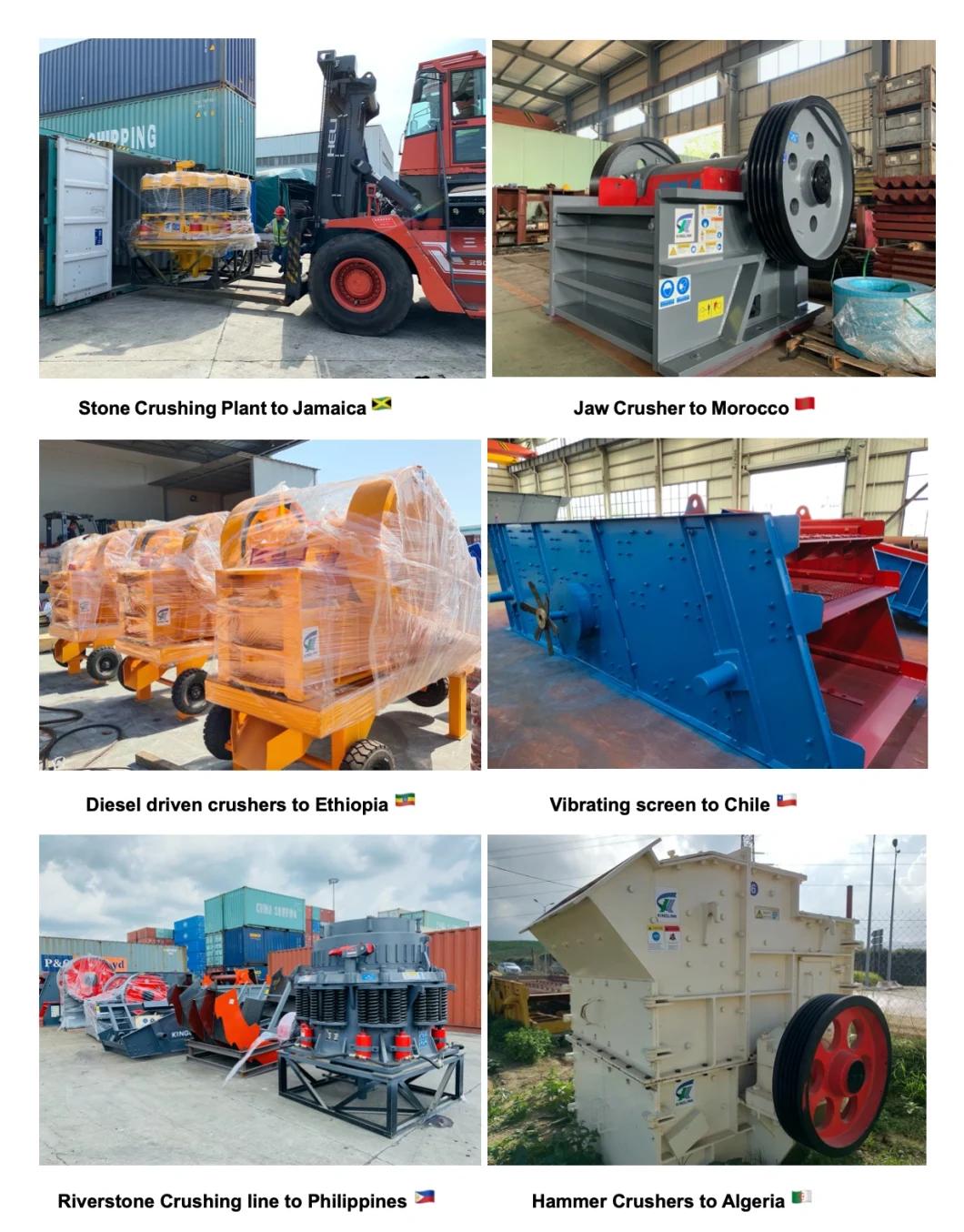 Singel Toggel Plate Jaw Crusher PE500X750