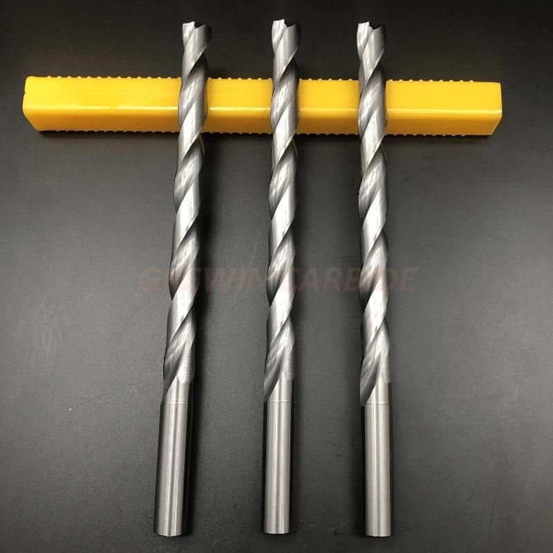 Gw Carbide Drilling Tool-Tungsten Carbide Coolant Hole Drill Size 31/64"X6"X8" for Machining 12L14steel