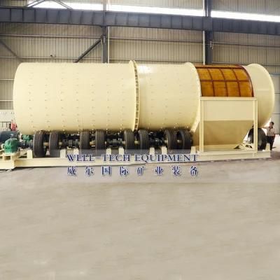 Big Capacity Heavy Duty Rotary Scrubber for Washing Sticky Clay Gold and Diamond Hot Sell ...