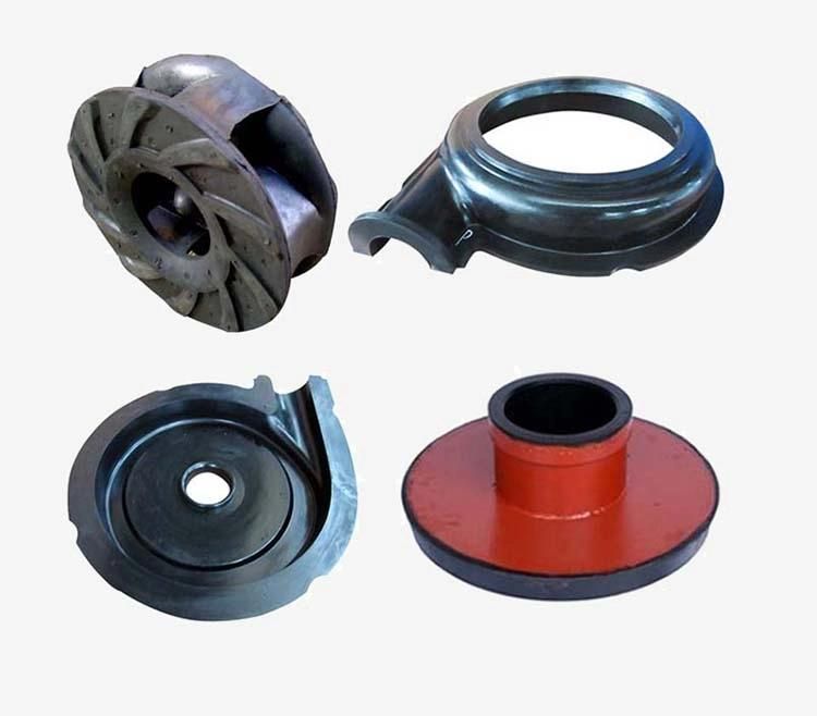 Mold Casting Rubber Spare Parts Slurry Pumps