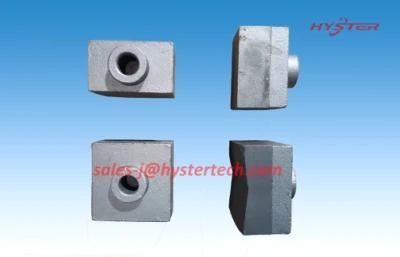63HRC/700bhn High Chrome White Iron Shredder Hammer Tips for Sugar Cane Industry
