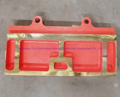 Mn18cr2 Manganese Casting Liner Deflector Plate Suit Cj408 Cj409 Cj411jaw Crusher ...