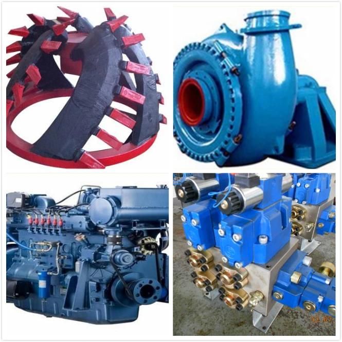 6 Inch to 20inch River Sand Cutting Head Dredging Machine Mud Pump Cutter Suction Gold Mining Dredge Cutter Suction Dredger for Sale