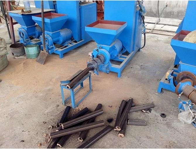 Coal BBQ Rod Maker Briquetting Press Charcoal Making Equipment with Wood Powder