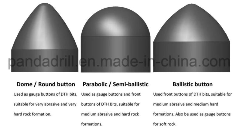 High Quality DTH Button Drill Bits for Mining Machine DHD Mission, Numa, SD Shank DTH Bit, DTH Hammer Bit, DTH Button Bit, DTH Drill Bit, Button Bit
