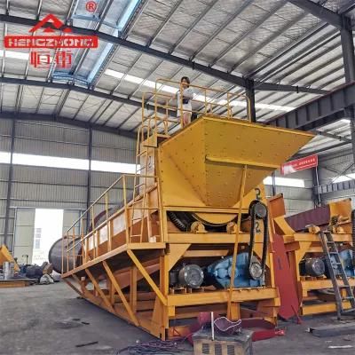 High Performance 50 Tph 100 Tph Portable Diamond Gold Wash Plant 200 Tph Mobile Sand ...