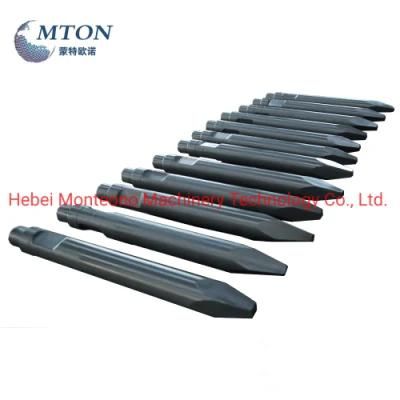 Excavator Attachment Breaker Sehan &amp; Dahe Stone Rock Hydraulic Breaker Hammer Chisel