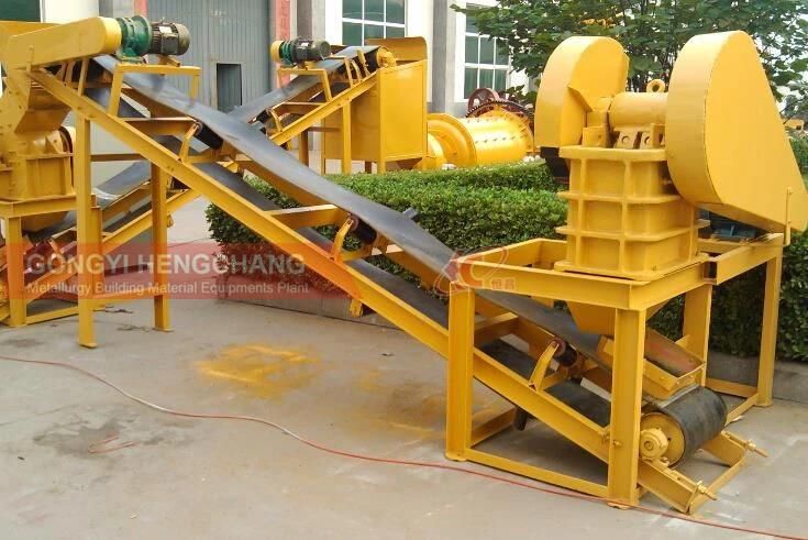 PE250*400 Mini Mobile Jaw Crusher with Diesel Engine in Gold Gravity Process Plant
