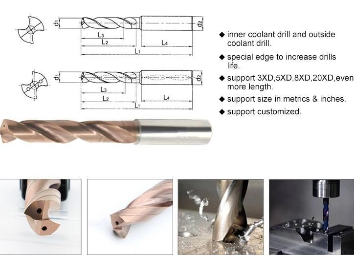 Gw Carbide Drilling Tool-Tungsten Carbide Drills Twist Drills