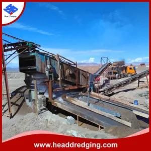 Alluvial Gold Mining Trommel Screen with Wheels