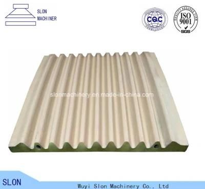 High Manganese Pegson Powerscreen Jaw Crusher Spare Parts Fixed / Swing Jaw Plate