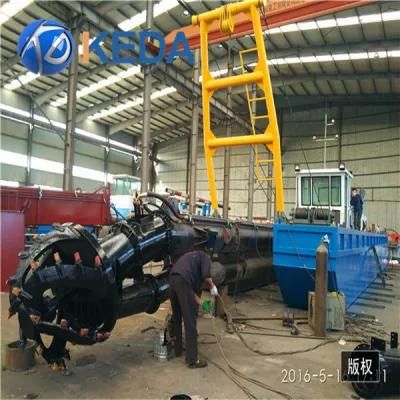 18 Inch ISO Approved Mini Iron Sand Suction Cutter Dredger for River Dredging Project