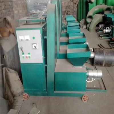 Coal BBQ Rod Maker Briquetting Press Charcoal Making Equipment with Wood Powder