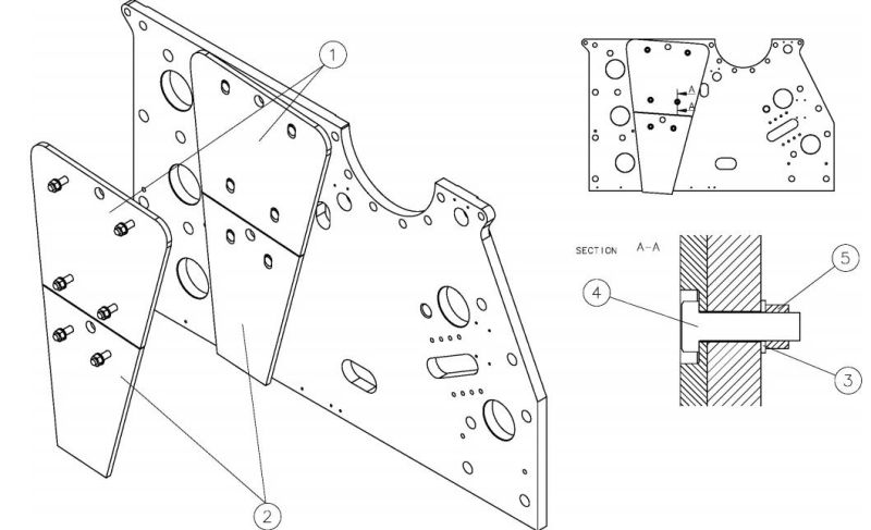 Hyton Crusher Spare Wear Parts Cheek Plate Suit Nordberg C63 C80 C95 Jaw Crusher India