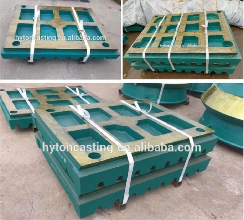 Manganese Jaw Plate Jaw Die Jaw Crusher Liner Stationary Tooth Plate for Telsmith Kpi Jci Crusher