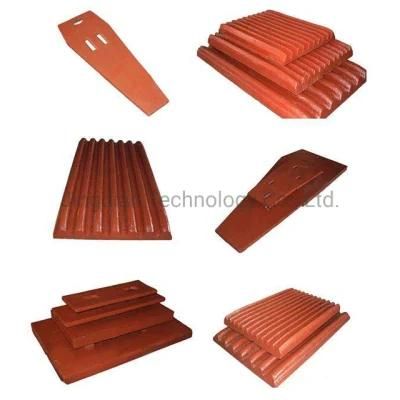 High Manganese Steel Mn13cr2 Mn18cr2 Cheek Plate