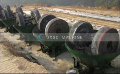 Small Scale Rock Gold Line Grinding Wet Pan Mill