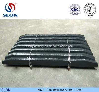 Manganese Steel Nordberg C200 Wear Jaw Plate Jaw Crusher Parts