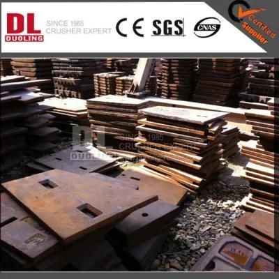 Mn13 Mn18 Jaw Crusher Plate Side Liner Cheek Plate Jaw Side Plate