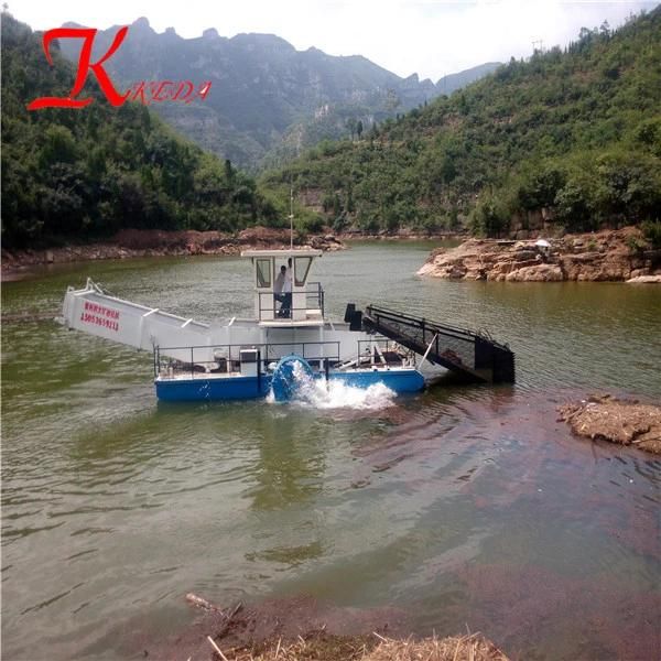 Diesel Engine Semi-Automatic for Carrying Algaemanaging Machinetrash Skimmer Boat