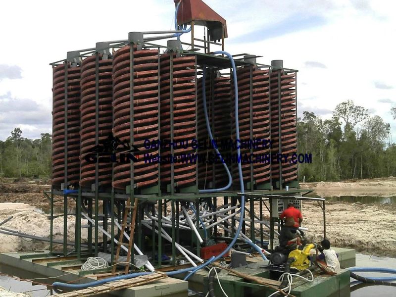 200tph Nugget Recovery Machine Gravity Concentration Spirals